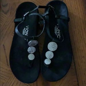 Black Vionic sandals